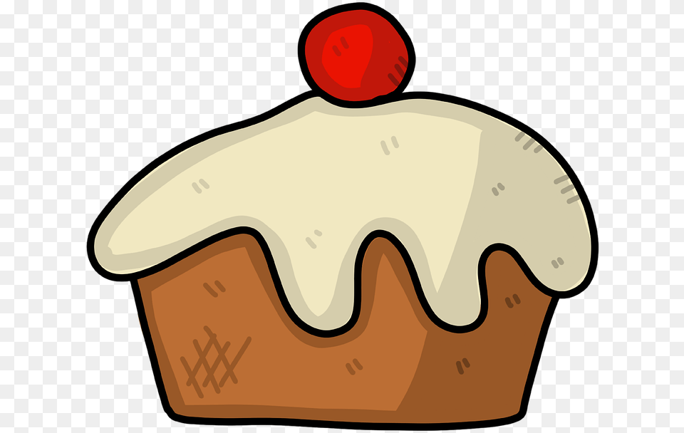 Cupcake Faircake Cherry Bakewell Cake Birthday, Cream, Dessert, Food, Icing Free Transparent Png