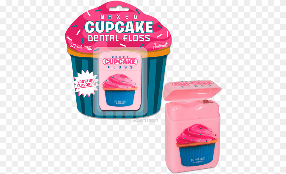 Cupcake Flavored Dental Floss Flavored Dental Floss, Cake, Cream, Dessert, Food Free Png