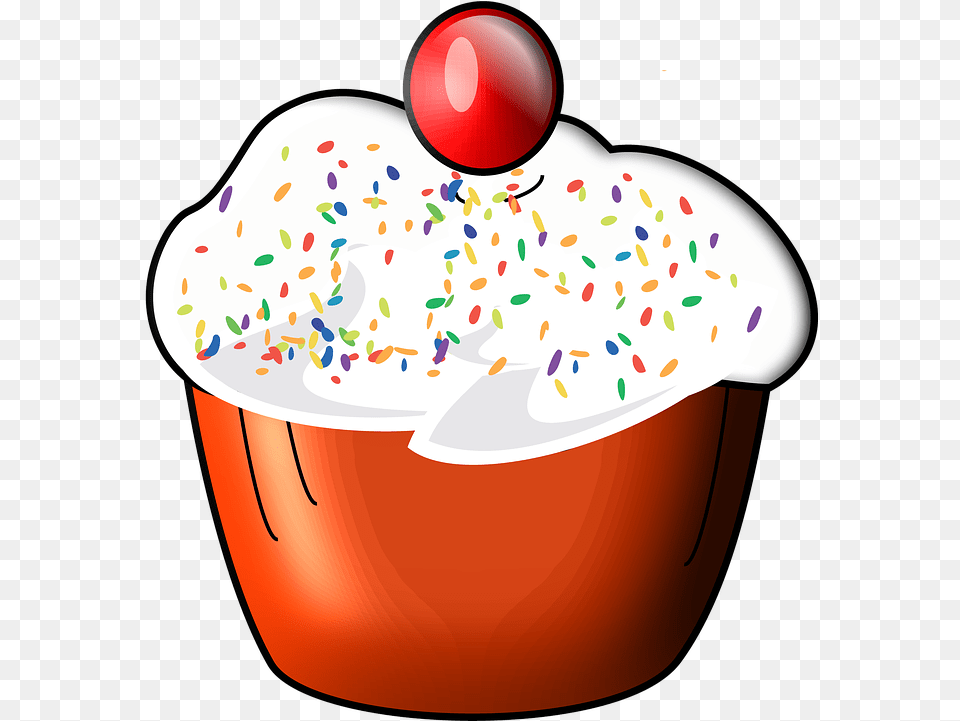 Cupcake Food Sweet Dessert Bakery Birthday Cake Happy Birthday May, Birthday Cake, Cream, Ice Cream Free Png Download