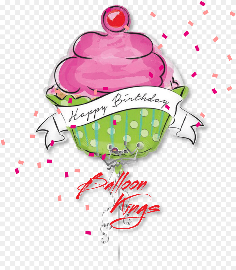 Cupcake Happy Birthday, Cream, Dessert, Food, Ice Cream Free Transparent Png