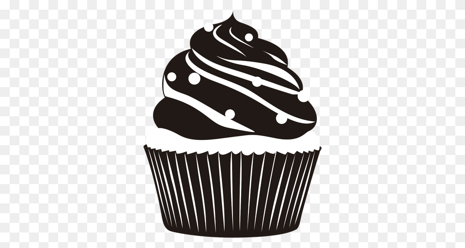 Cupcake Background Arts, Cake, Cream, Dessert, Food Png Image