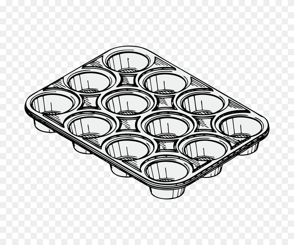 Cupcake Line Drawing, Indoors, Kitchen Free Png