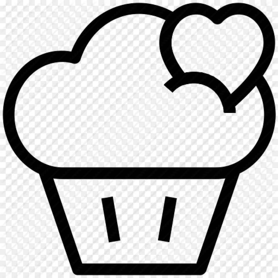Cupcake Outline Cupcake Drawing Outline At Getdrawings Cupcake Outline Drawing, Light, Clothing, Glove Png Image