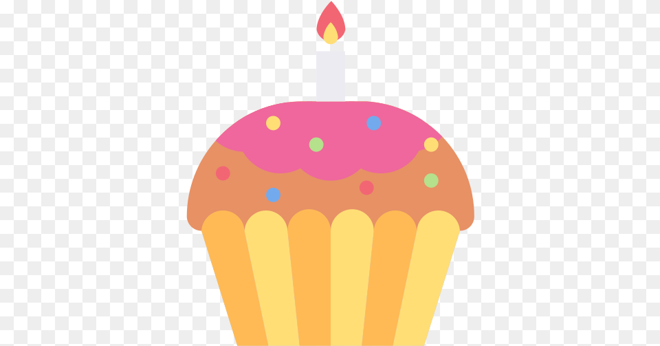 Cupcake Pastry Birthday Celebration Cupcake De Aniversario, Cake, Cream, Dessert, Food Png