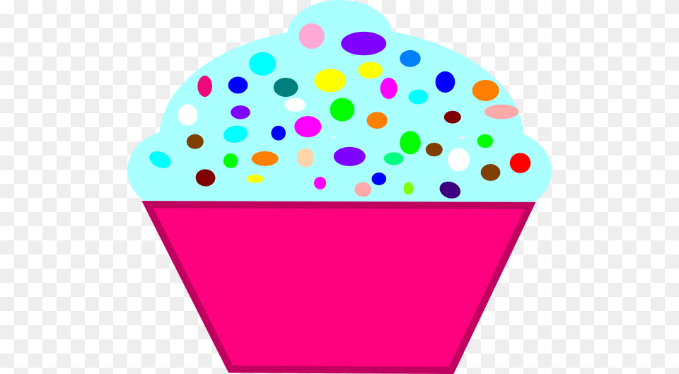 Cupcake Pink Blue Frosting Clip Art, Cake, Cream, Dessert, Food Png