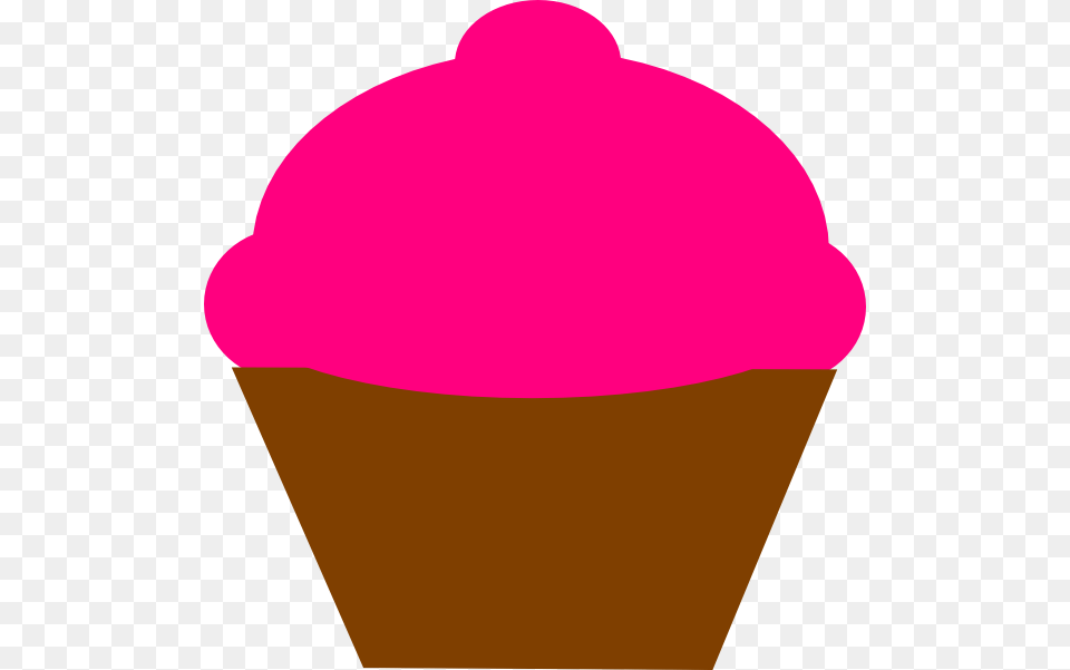 Cupcake Pink Svg Downloads Clipart Cupcakes With Sprinkles, Cake, Cream, Dessert, Food Free Png
