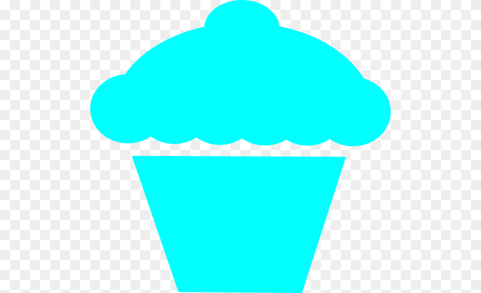 Cupcake Teal Muffin Clip Art, Cone, Cream, Dessert, Food Png Image