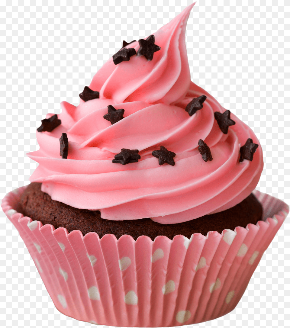 Cupcake Transparent Image Cupcake, Cake, Cream, Dessert, Food Free Png Download