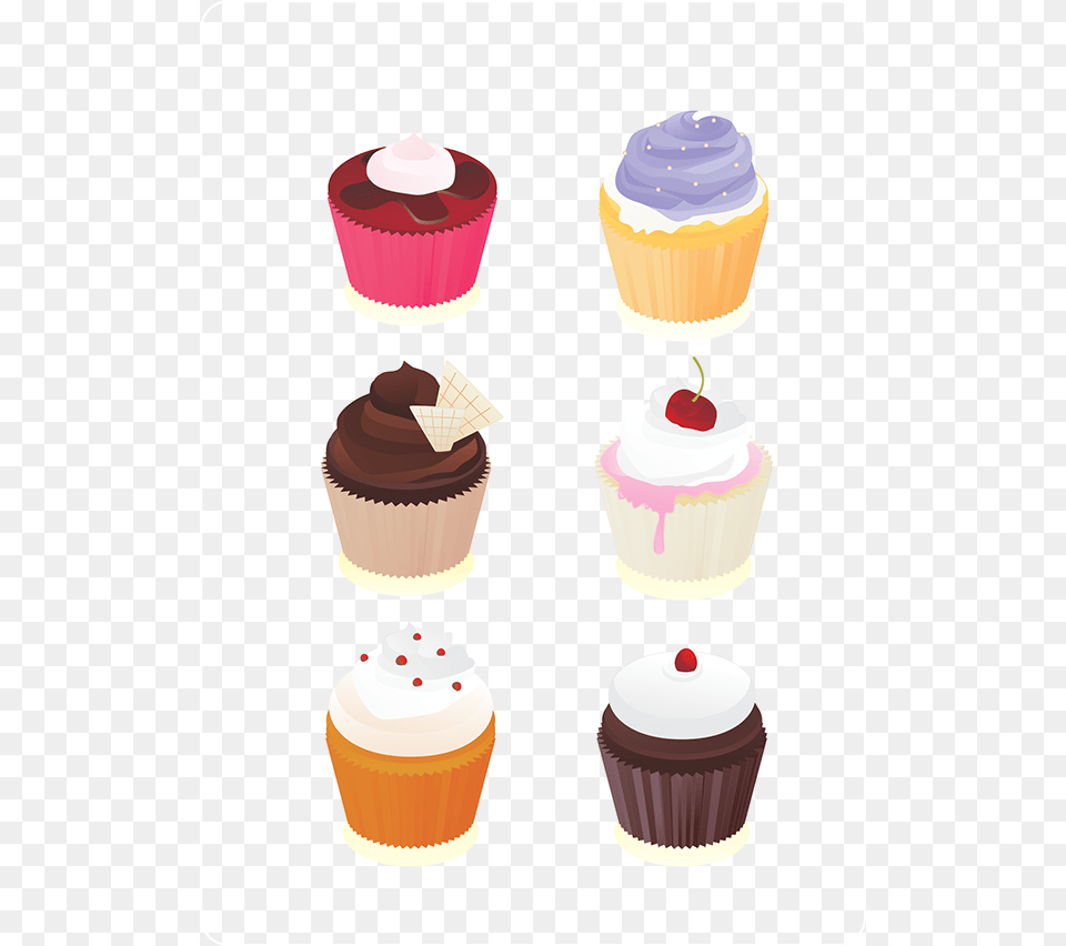 Cupcake Vector, Cake, Cream, Dessert, Food Png