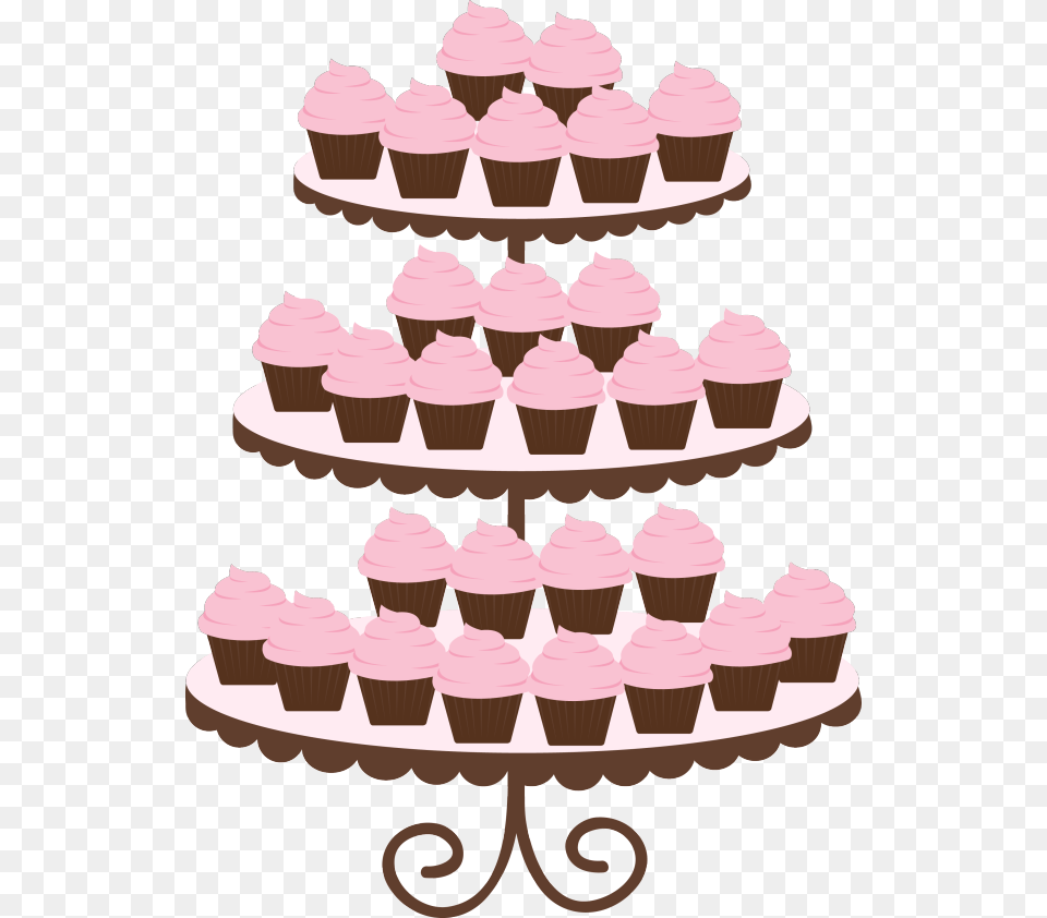 Cupcake Vector Bulletin Boards Cake Stand Clip Art, Cream, Dessert, Food, Icing Free Png Download