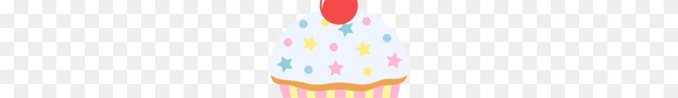 Cupcake With Sprinkles Clipart Vanilla Cupcake With Sprinkles, Cake, Cream, Dessert, Food Free Png