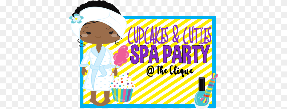Cupcakes And Cuties Spa Party Book, Hat, Person, Clothing, People Free Png