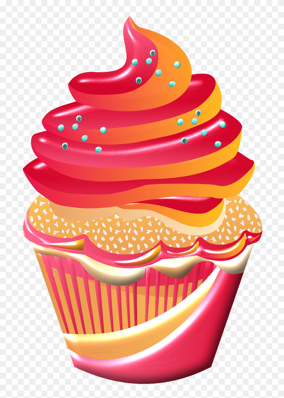 Cupcakes Clip Art American, Cake, Cream, Cupcake, Dessert Free Png