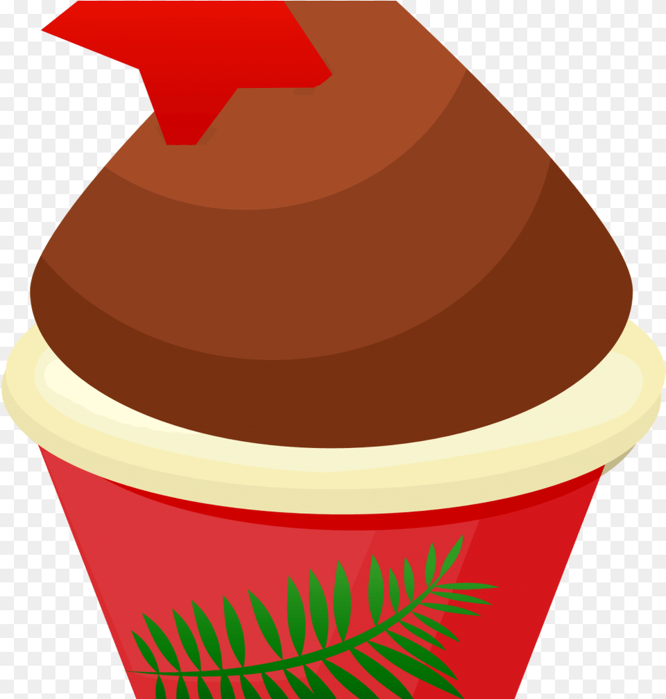 Cupcakes Clipart Christmas Dessert, Cream, Food, Ice Cream, Cake Free Png