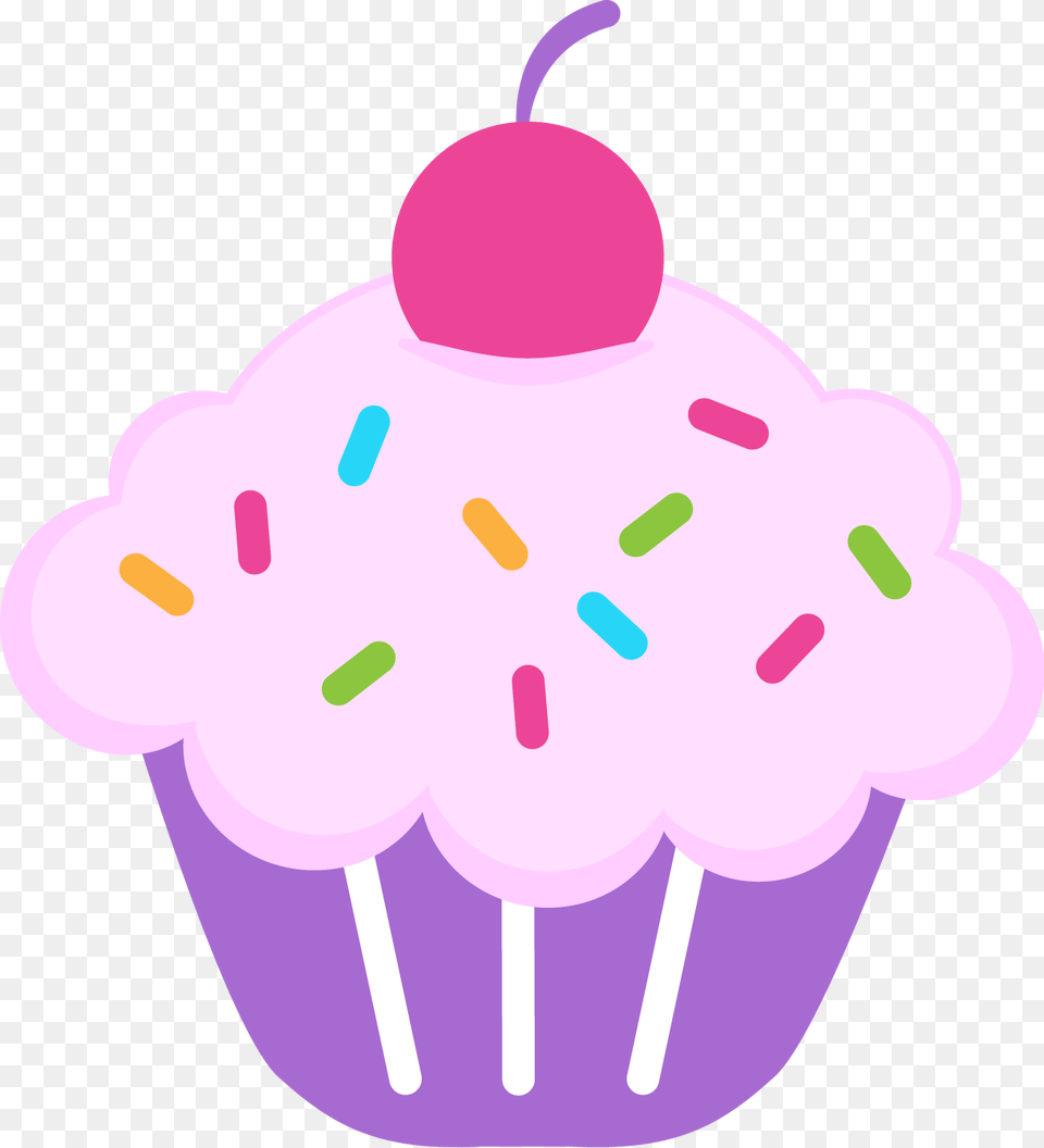 Cupcakes Dibujos, Cake, Cream, Cupcake, Dessert Png Image