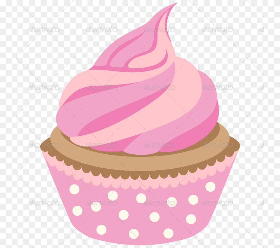 Cupcakes Images01 Cupcake Buttercream, Cake, Cream, Dessert, Food Free Png