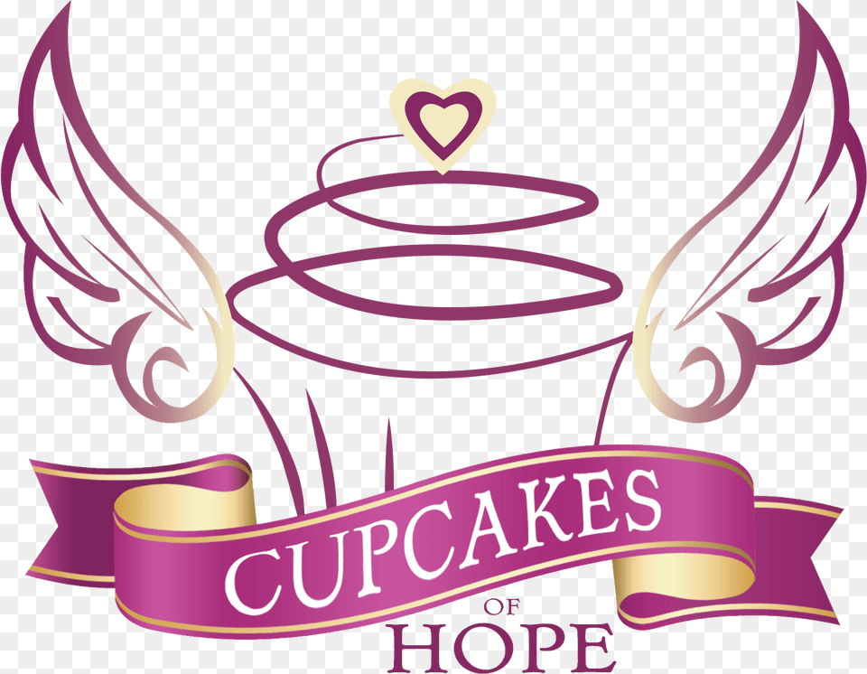 Cupcakes Of Hope Cupcakes Of Hope Logo, Purple, Pottery, Art, Graphics Png Image