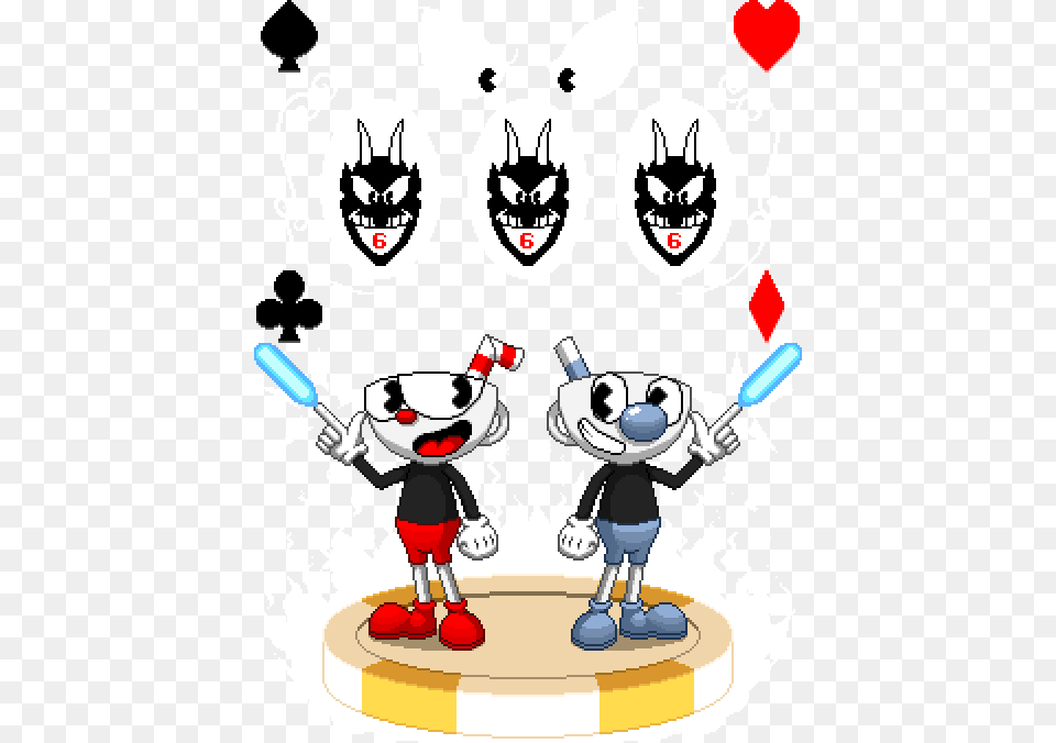 Cuphead And Mugman, People, Person, Face, Head Png