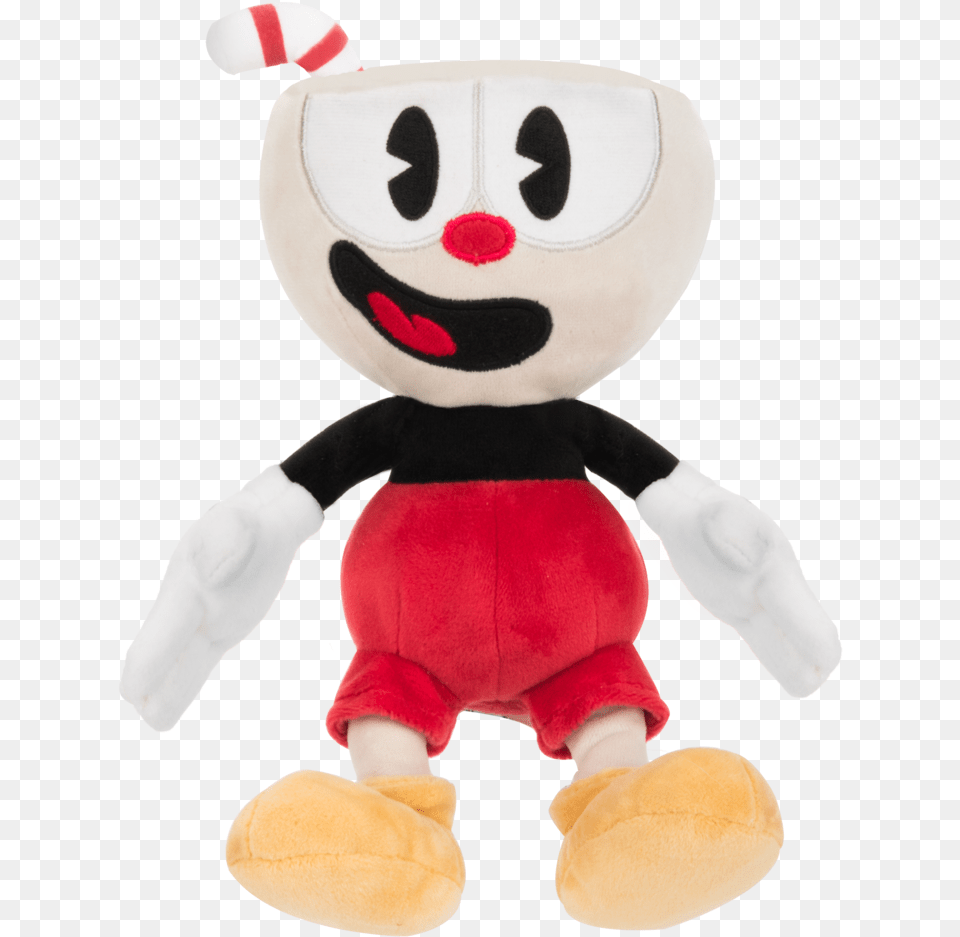 Cuphead And Mugman Plush, Toy, Clothing, Footwear, Shoe Free Png Download