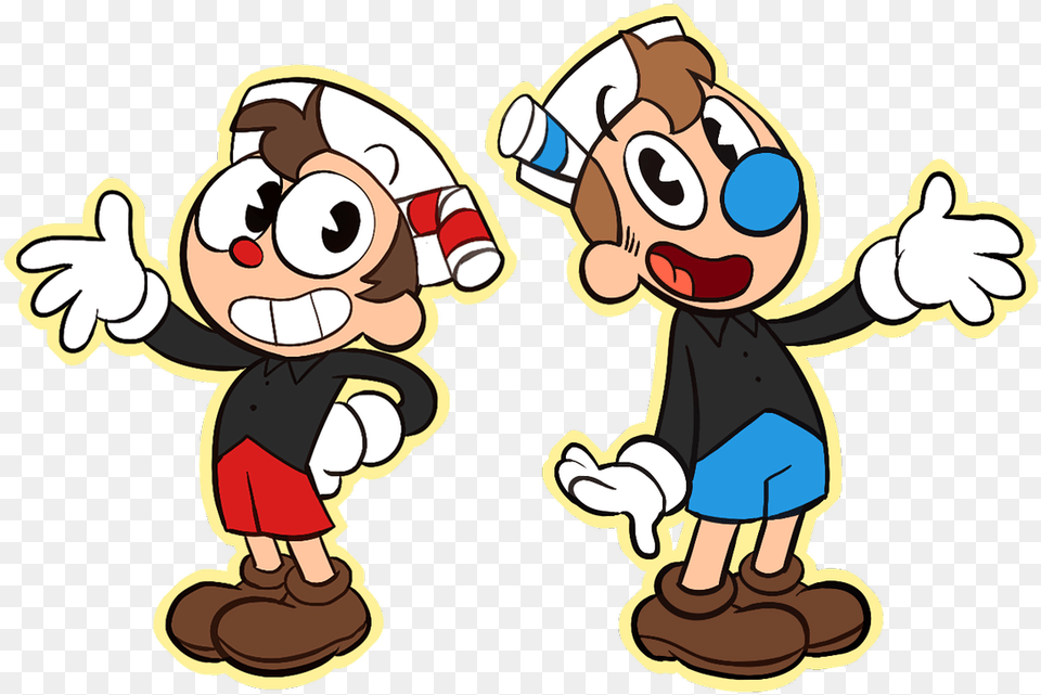 Cuphead As A Human, Cartoon, Baby, Person, Face Free Png