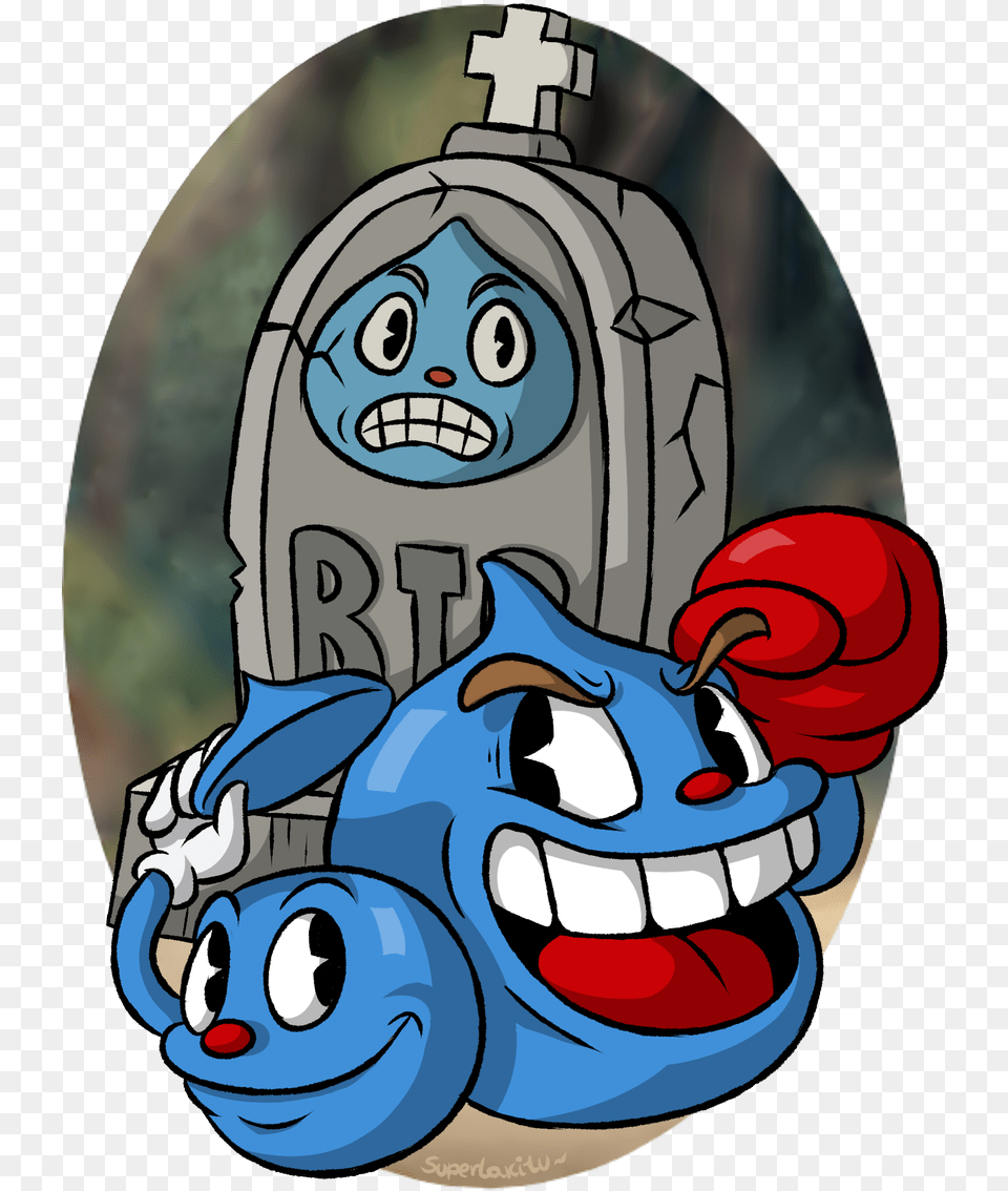 Cuphead Bosses Goopy Le Grande, Bag, Backpack, Face, Head Png Image