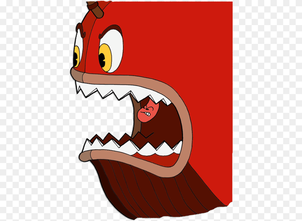 Cuphead Captain Brineybeard Ship Download Cuphead Captain Brineybeard Ship, Body Part, Mouth, Person, Teeth Free Transparent Png