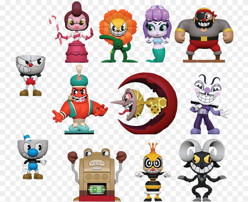 Cuphead Cuphead Funko Mystery Minis, Toy, Baby, Person, Machine Free Transparent Png