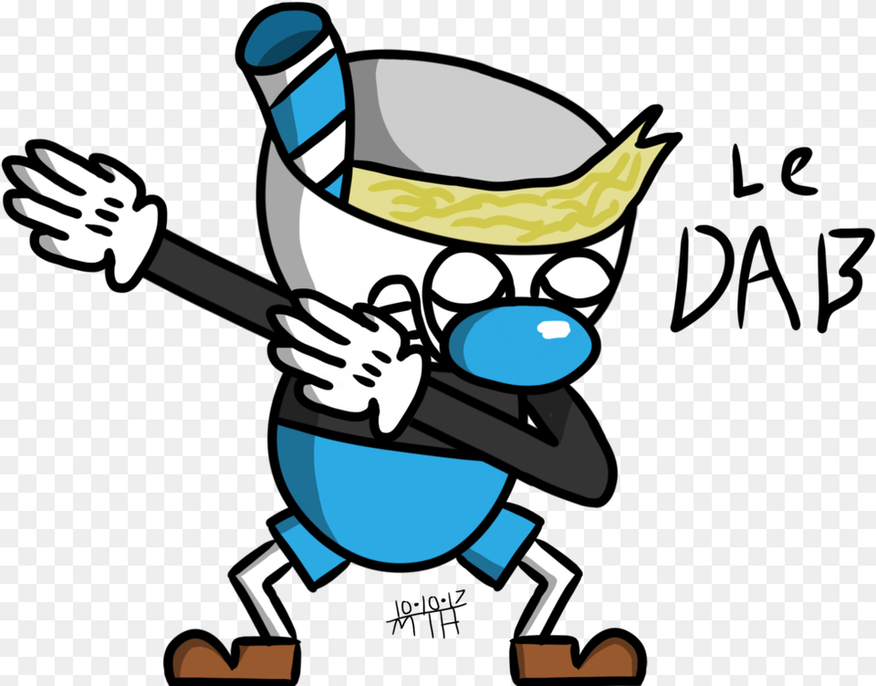 Cuphead Dab, People, Person, Baby, Cutlery Free Transparent Png