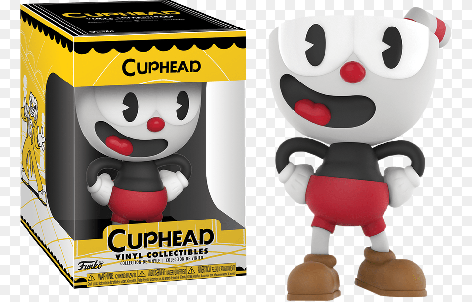 Cuphead Funko, Beverage, Coffee, Coffee Cup, Toy Png