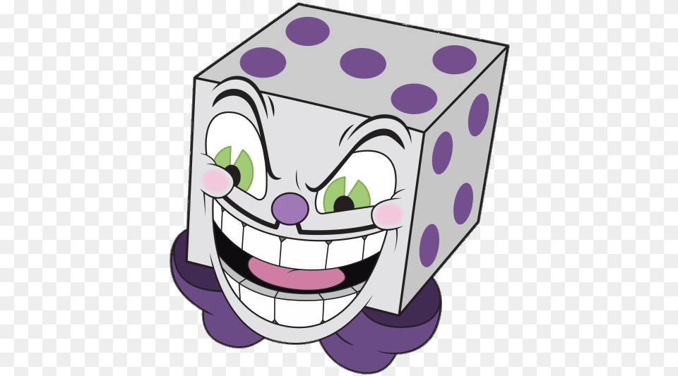 Cuphead King Dice Evil Laugh King Dice Stickers Free Transparent Png