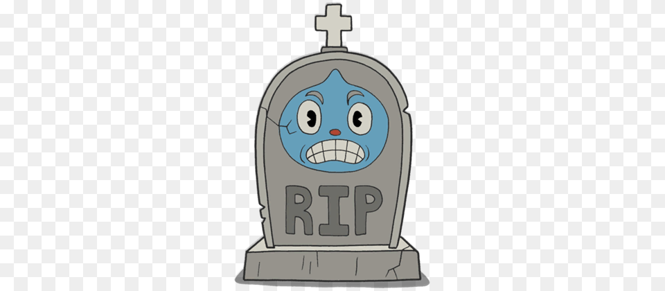 Cuphead Rip Goopy Le Grande, Gravestone, Tomb Free Png