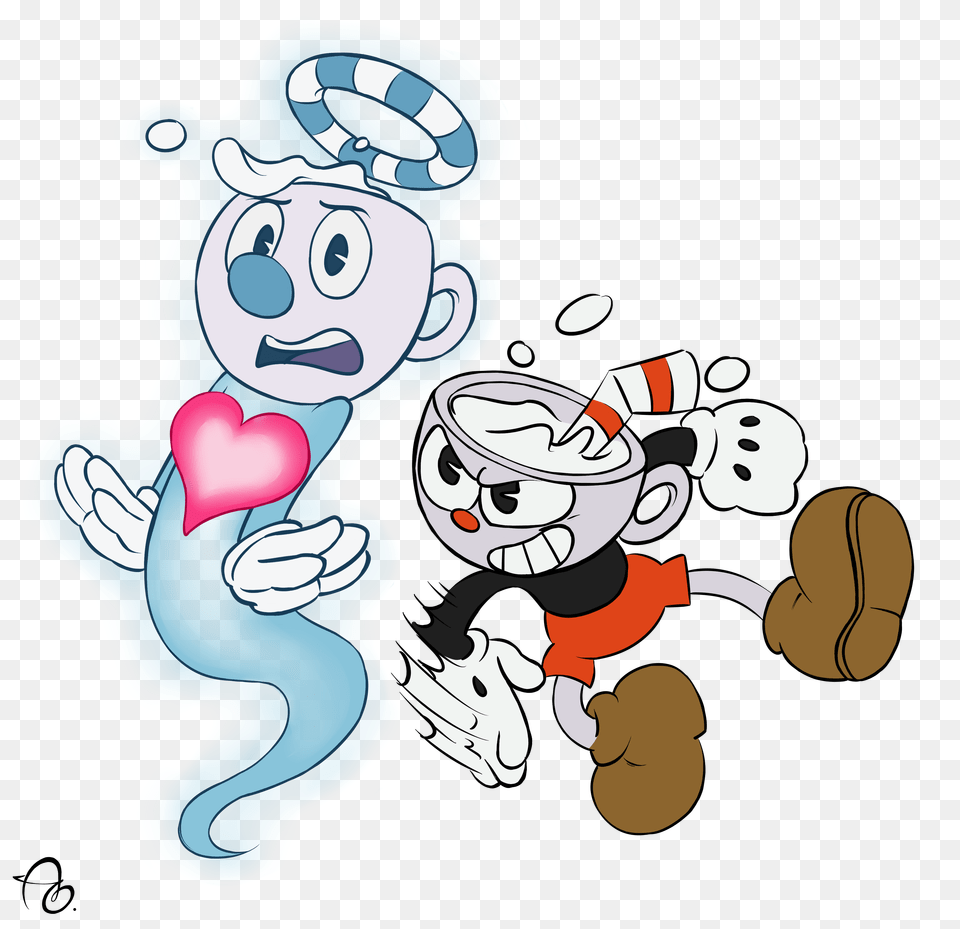 Cuphead Slaps On Mugman Cuphead Know Your Meme, Face, Head, Person, Cartoon Free Png Download