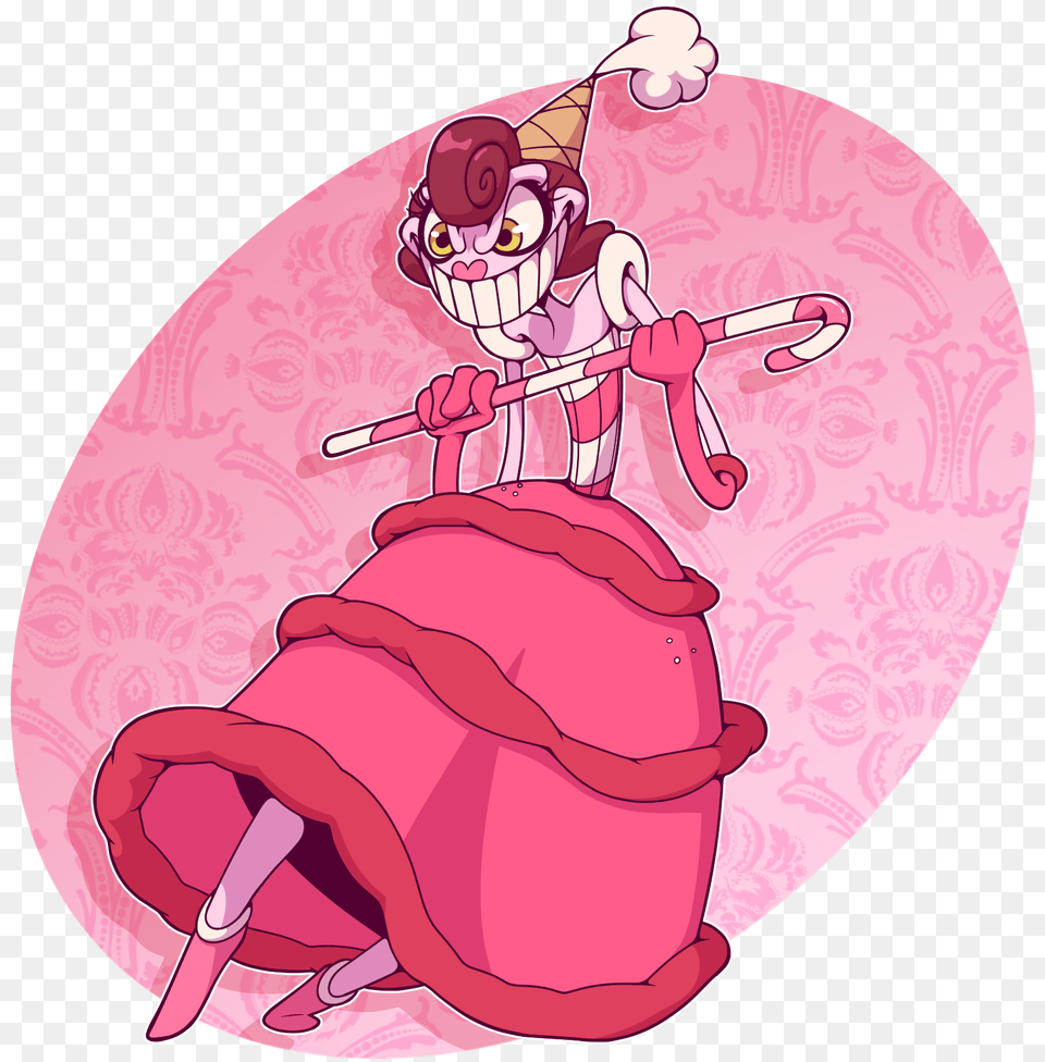 Cuphead Sugarlandshimmy Pic Baroness Von Bon Bon Gif, Baby, Person Free Transparent Png