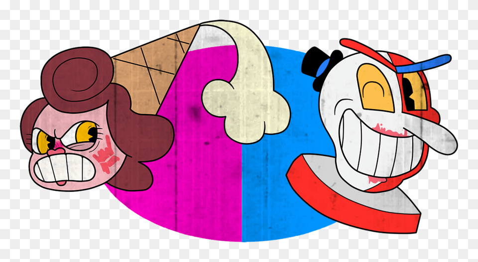Cuphead The Kissel Beso, Art, Cartoon Png Image