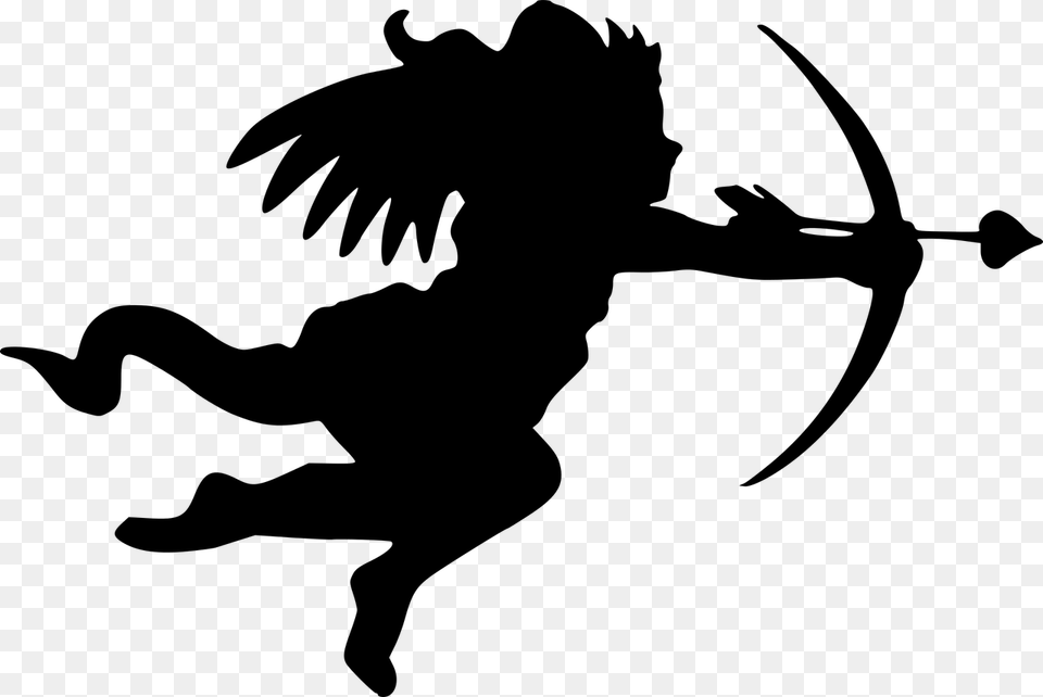 Cupid, Gray Free Png