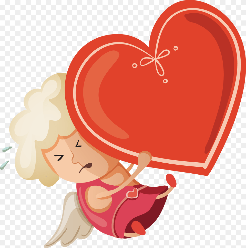 Cupid Angel Drawing Love Cupid, Heart, Face, Head, Person Free Png Download