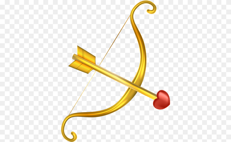 Cupid Bow Clip Art With Images Background Cupid Bow And Arrow, Weapon Free Transparent Png