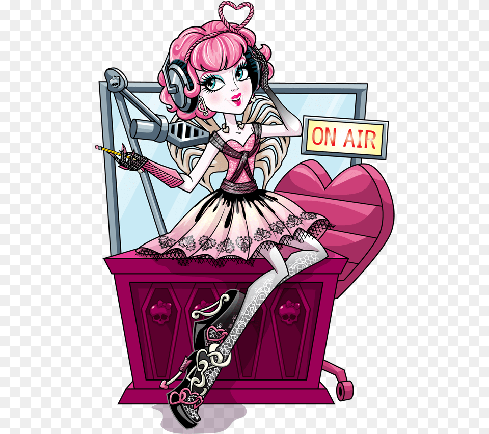 Cupid By Shaibrooklyn On Clipart Library Monster High Cat Characters, Book, Comics, Publication, Adult Png Image