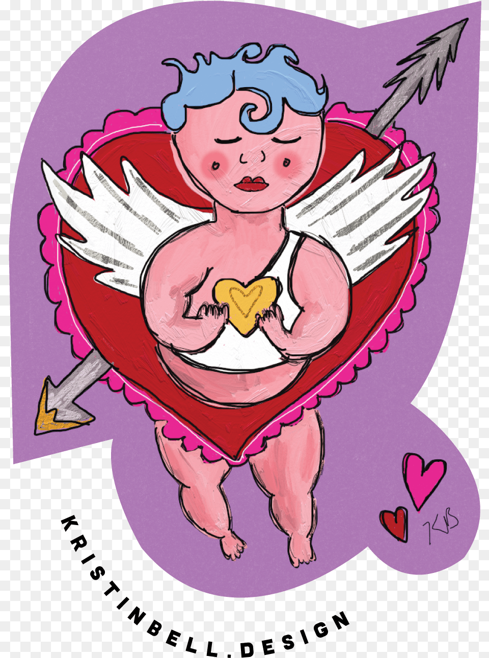 Cupid Cartoon, Baby, Person, Face, Head Free Png