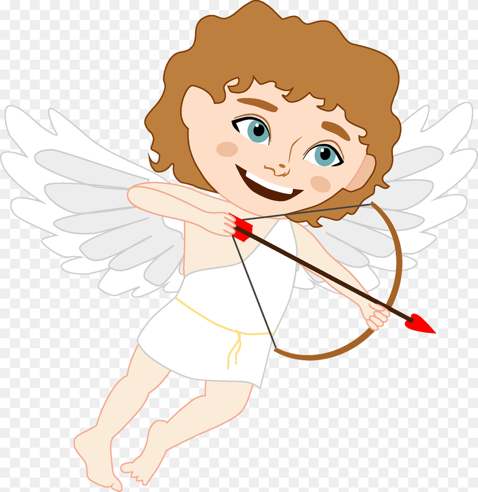 Cupid Clipart, Baby, Person, Arrow, Weapon Free Transparent Png
