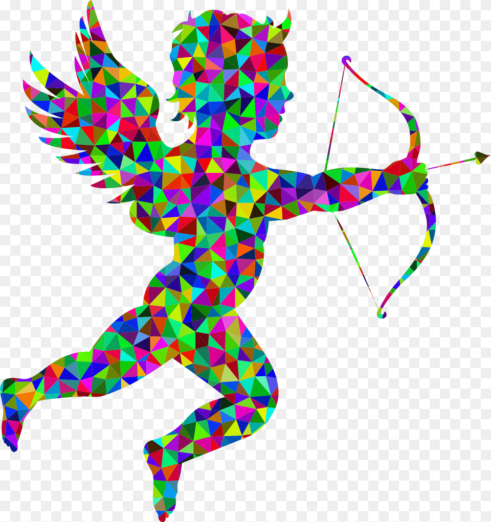 Cupid Clipart, Person, Art, Purple, Pattern Free Png
