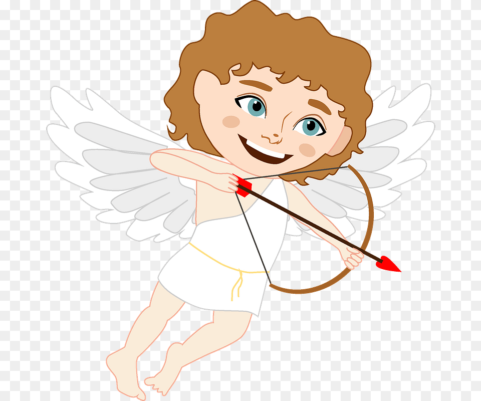 Cupid Clipart, Baby, Person, Arrow, Face Free Transparent Png