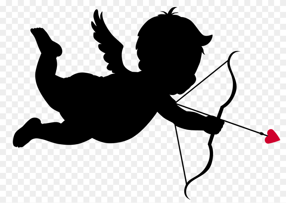 Cupid Clipart Blind, Baby, Person, Silhouette, Face Free Png Download