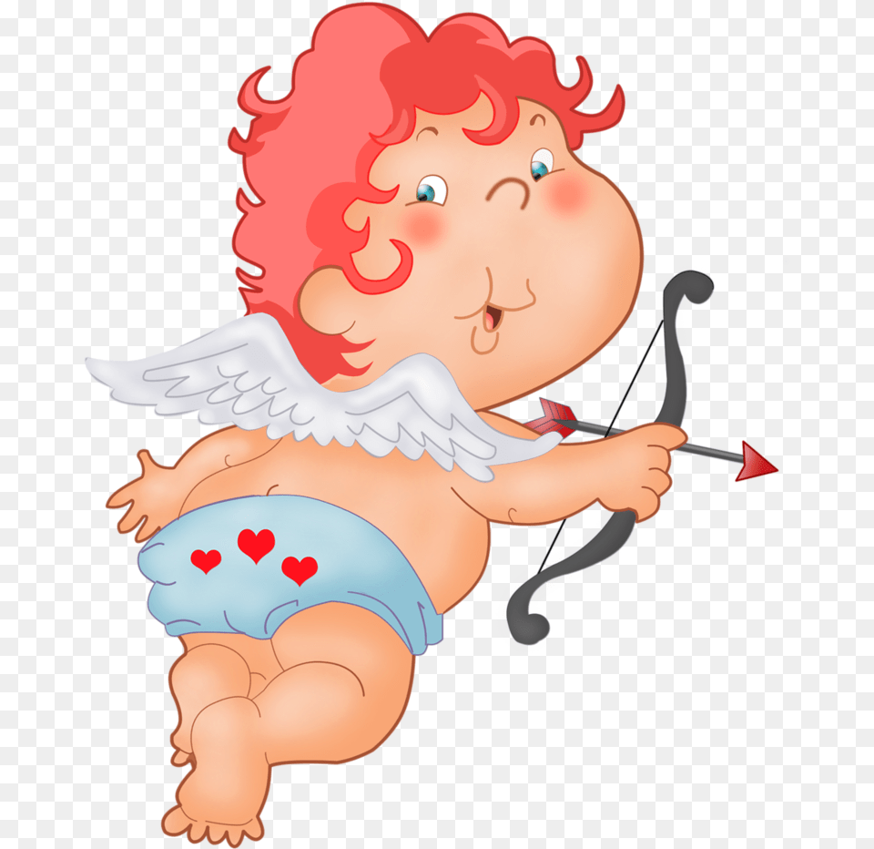Cupid Cute Background Cute Valentine Clipart, Baby, Person, Face, Head Free Transparent Png