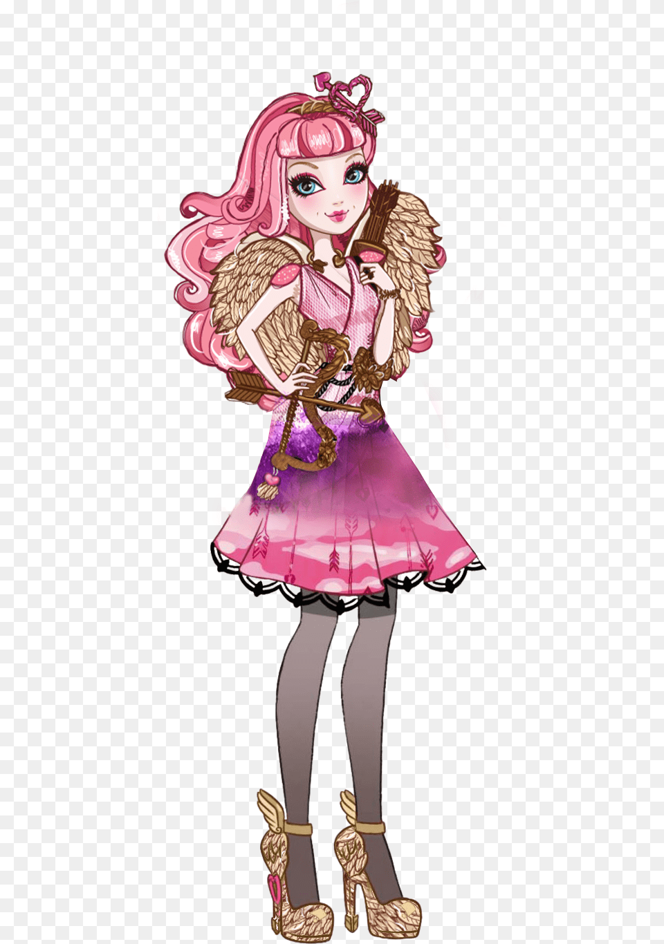 Cupid From Monster High And Ever After High, Book, Publication, Comics, Adult Free Png