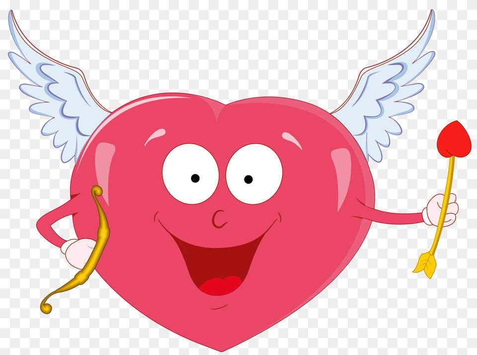 Cupid Heart Clipart, Face, Head, Person, Baby Free Png Download