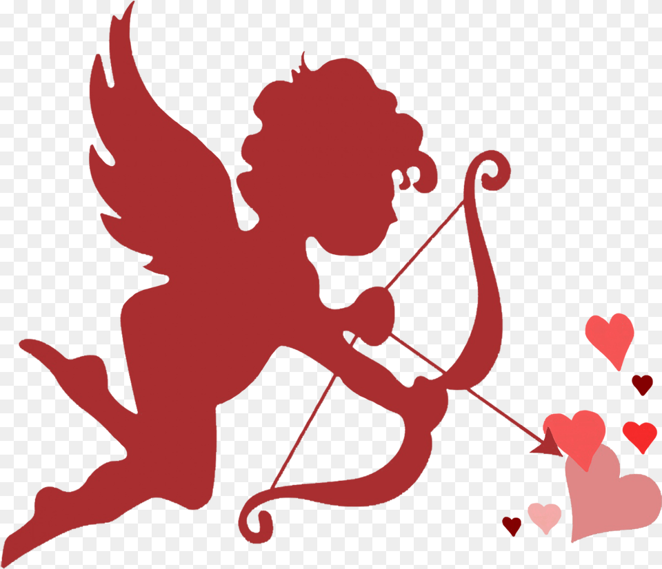 Cupid Heart With Arrow, Baby, Person, Face, Head Free Transparent Png