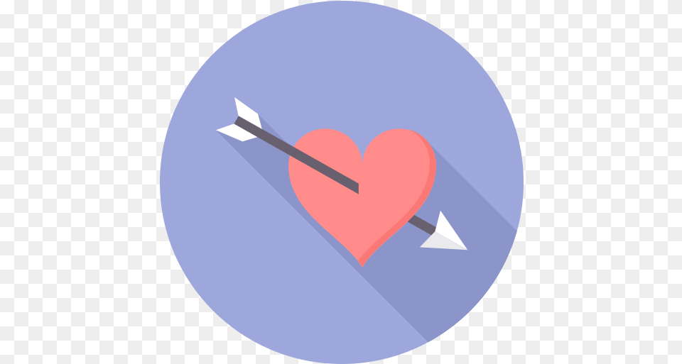 Cupid Icon Heart, Disk, Weapon Free Png