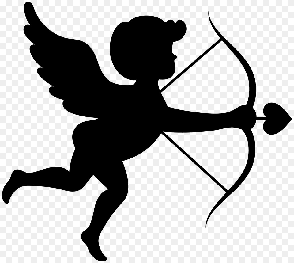 Cupid Silhouette, Animal, Kangaroo, Mammal Free Png Download