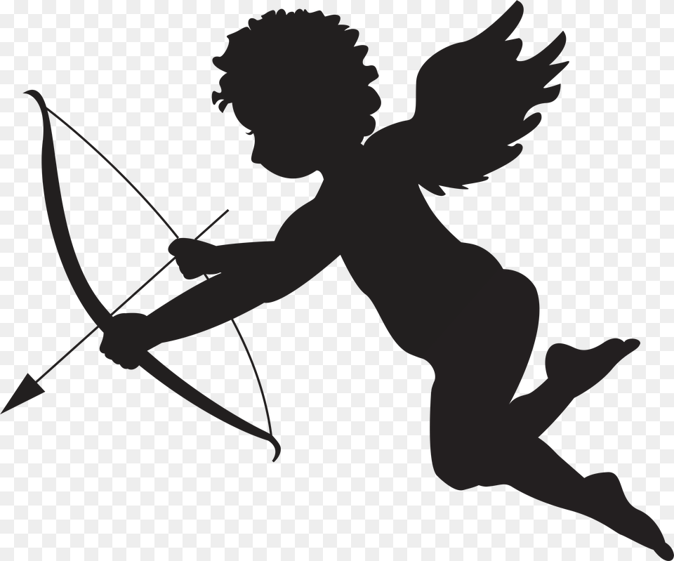 Cupid Transparent, Person, Bow, Weapon Free Png Download